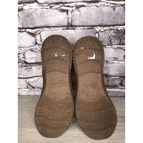 Clarks Collection Caroline Cove Brown Leather Zip Comfort Shoes Women 7.5M US/38 - Picture 9 of 16